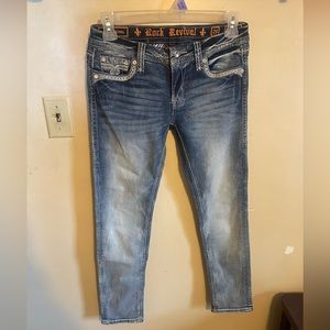 Women’s Rock Revival Ankle Skinny Jeans